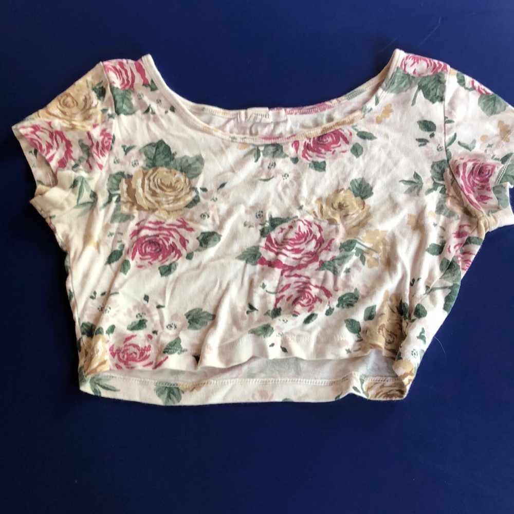 Forever 21 Floral Crop Top